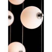 Hubbardton Forge 139055-1002 Abacus LED 6 inch Bronze Ceiling-to-Floor Pendant Ceiling Light in Abacus Opal alternative photo thumbnail
