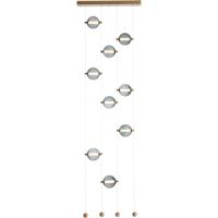 Hubbardton Forge 139057-1005 Abacus LED 6 inch Dark Smoke Ceiling-to-Floor Pendant Ceiling Light in Abacus Cool Grey alternative photo thumbnail
