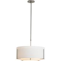 Hubbardton Forge 139605-2165 Exos 3 Light 23 inch Soft Gold Pendant Ceiling Light in Flax Inner with Natural Linen Outer, Short, Incandescent, Short Pipe 139605-SKT-STND-07-SF1590-SF2290_4.jpg thumb