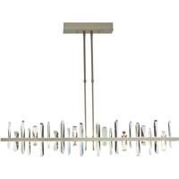 Hubbardton Forge 139738-1024 Solitude LED 5 inch Gold/Crystal Pendant Ceiling Light in Gold with Crystal Accent, Large photo thumbnail