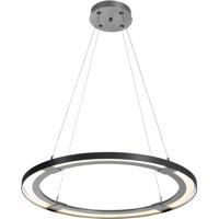 Hubbardton Forge 139776-1161 Ringo LED 33 inch Sterling/Oil Rubbed Bronze Pendant Ceiling Light thumb