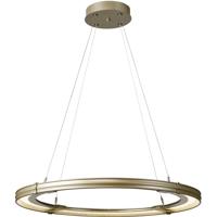 Hubbardton Forge 139784-1048 Aria LED 34 inch Mahogany/Vintage Platinum Pendant Ceiling Light in Mahogany with Vintage Platinum Accent photo thumbnail