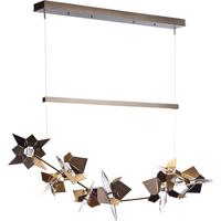 Hubbardton Forge 139813-1105 Belladonna LED 20 inch Dark Smoke / Sterling Pendant Ceiling Light in Dark Smoke with Sterling photo thumbnail