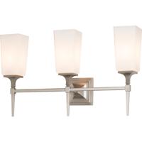 Hubbardton Forge 202115-1001 Reflections - Bunker Hill 3 Light Brushed Nickel Sconce Wall Light photo thumbnail