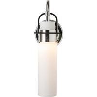 Hubbardton Forge 202162-1003 Reflections - Castleton 1 Light Matte Black Sconce Wall Light in Clear, Cylinder alternative photo thumbnail