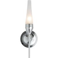 Hubbardton Forge 202180-1003 Reflections - Tulip 1 Light 5 inch Brushed Nickel ADA Sconce Wall Light in Frosted, HF Reflections photo thumbnail