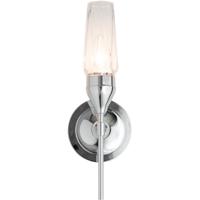 Hubbardton Forge 202181-1001 Reflections - Tulip 1 Light 5 inch Brushed Nickel/Crystal ADA Sconce Wall Light, HF Reflections photo thumbnail