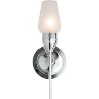 Hubbardton Forge 202182-1003 Reflections - Tulip 1 Light 5 inch Brushed Nickel Sconce Wall Light in Frosted, HF Reflections 202182-SKT-21-FD0678_2.jpg thumb