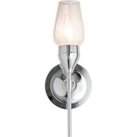 Hubbardton Forge 202182-1003 Reflections - Tulip 1 Light 5 inch Brushed Nickel Sconce Wall Light in Frosted, HF Reflections 202182-SKT-21-ZM0678_5.jpg thumb