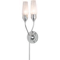 Hubbardton Forge 202186-1001 Reflections - Tulip 2 Light 7 inch Brushed Nickel/Crystal ADA Sconce Wall Light, HF Reflections alternative photo thumbnail