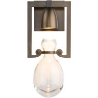 Hubbardton Forge 203300-1003 Apothecary 1 Light 6 inch Burnished Steel Sconce Wall Light photo thumbnail