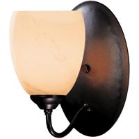 Hubbardton Forge 204212-1009 Simple Lines 1 Light 6 inch Burnished Steel Sconce Wall Light in Opal photo thumbnail
