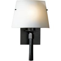 Hubbardton Forge 204825-1085 Beacon Hall 1 Light 9 inch Black ADA Sconce Wall Light in Fluorescent, Terra Suede alternative photo thumbnail