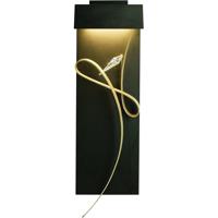 Hubbardton Forge 205440-1012 Rhapsody LED 9 inch Black / Bronze ADA Sconce Wall Light in Black with Bronze photo thumbnail