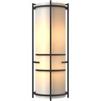 Hubbardton Forge 205910-1010 Extended Bars 2 Light 7 inch Natural Iron Sconce Wall Light in White Art photo thumbnail