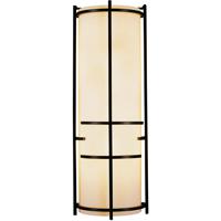 Hubbardton Forge 205912-1012 Extended Bars 1 Light 6 inch Black ADA Sconce Wall Light in Fluorescent photo thumbnail