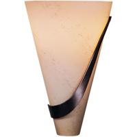 Hubbardton Forge 206563-1035 Half Cone 2 Light 8 inch Burnished Steel Sconce Wall Light in Pearl, Right photo thumbnail