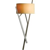 Hubbardton Forge 207640-1001 Arbo 2 Light 10 inch Mahogany ADA Sconce Wall Light in Terra Suede photo thumbnail