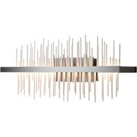 Hubbardton Forge 207917-1008 Gossamer LED 26 inch Dark Smoke / Soft Gold Sconce Wall Light in Dark Smoke with Soft Gold photo thumbnail