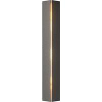 Hubbardton Forge 217650-1020 Gallery 3 Light 4 inch Natural Iron ADA Sconce Wall Light in Ivory Art, Incandescent, Small photo thumbnail