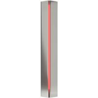 Hubbardton Forge 217650-1093 Gallery 3 Light 4 inch Sterling ADA Sconce Wall Light in Red, Incandescent, Small photo thumbnail