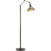Hubbardton Forge 242215-1174 Henry 61 inch 60.00 watt Sterling / Black Floor Lamp Portable Light in Sterling with Black photo thumbnail