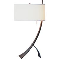 Hubbardton Forge 272666-1009 Stasis 28 inch 150.00 watt Bronze Table Lamp Portable Light in Flax thumb