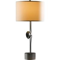 Hubbardton Forge 272820-1016 Gallery 100 watt Burnished Steel Table Lamp Portable Light, Single Twist photo thumbnail