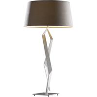 Hubbardton Forge 272850-1008 Facet 34 inch 100.00 watt Bronze Table Lamp Portable Light in Flax alternative photo thumbnail