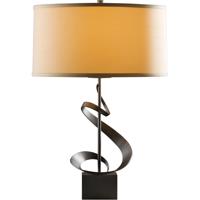 Hubbardton Forge 273030-1048 Gallery 9 watt Bronze Table Lamp Portable Light, Spiral photo thumbnail