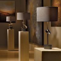 Hubbardton Forge 273050-1119 Gallery Twofold 25 inch 150.00 watt Soft Gold Table Lamp Portable Light in Medium Grey, Twofold alternative photo thumbnail