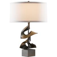 Hubbardton Forge 273050-1035 Gallery Twofold 25 inch 150.00 watt Soft Gold Table Lamp Portable Light in Doeskin Suede, Twofold alternative photo thumbnail