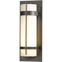 Hubbardton Forge 305895-1046 Banded LED 26 inch Natural Iron Outdoor Sconce, Extra Large photo thumbnail
