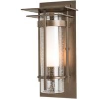 Hubbardton Forge 305996-1006 Banded 1 Light 13 inch Coastal Burnished Steel Outdoor Sconce photo thumbnail