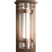 Hubbardton Forge 305999-1014 Banded 1 Light 26 inch Coastal Oil Rubbed Bronze Outdoor Sconce photo thumbnail