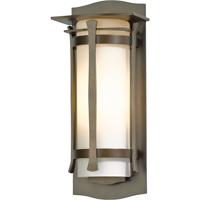 Hubbardton Forge 307105-1038 Sonora 1 Light 14 inch Coastal Burnished Steel Outdoor Sconce, Small photo thumbnail