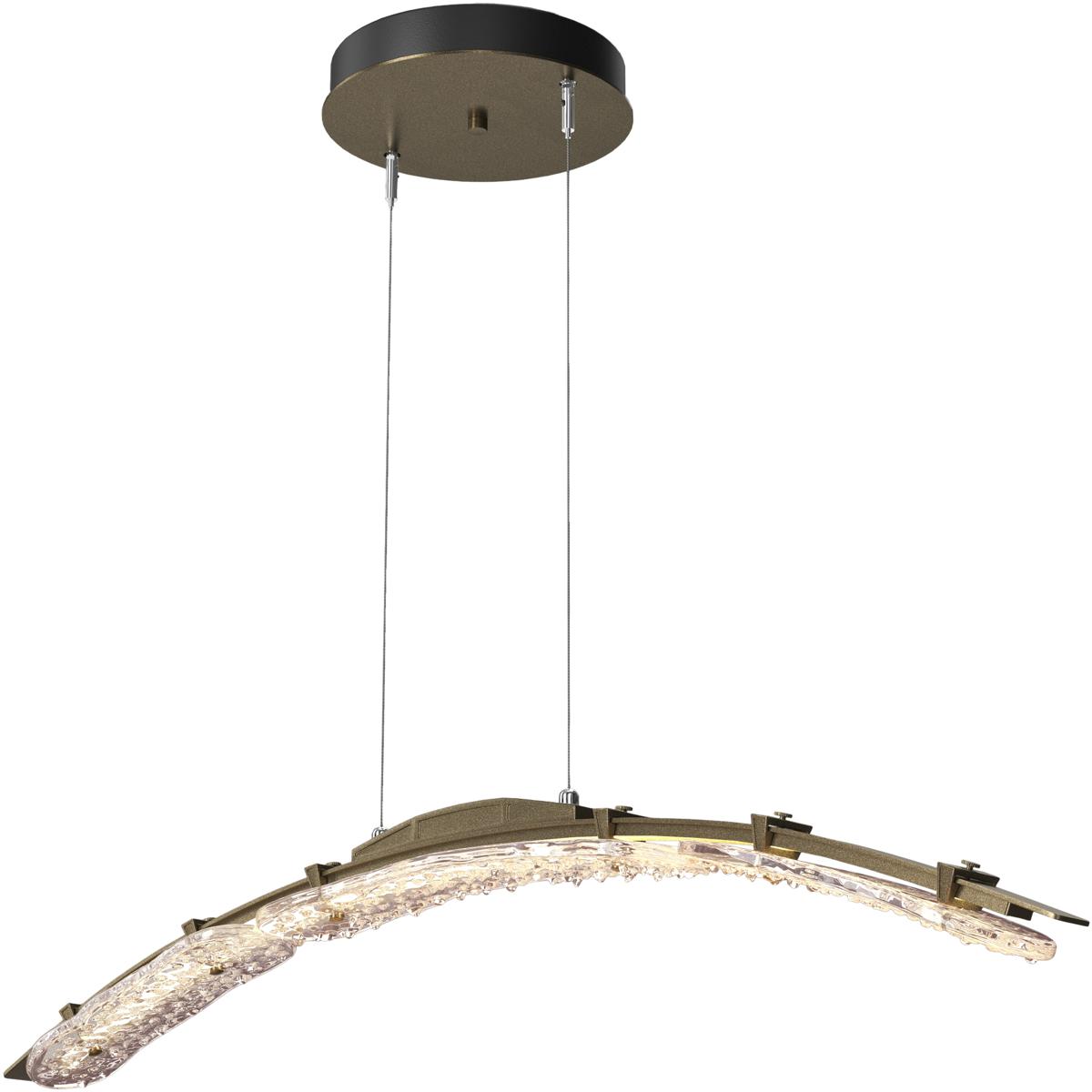 Hubbardton Forge R-137586-1007 Glissade LED 43.5 inch Soft Gold Pendant Ceiling Light, Large - Open Box