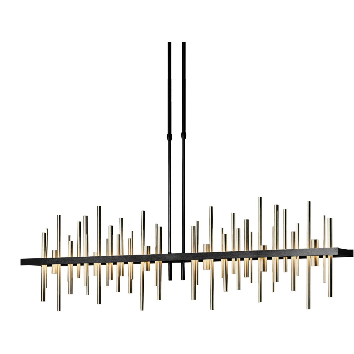 Hubbardton Forge R-139726-1285 Cityscape LED 51.9 inch Black and Soft Gold Pendant Ceiling Light, Large - Open Box
