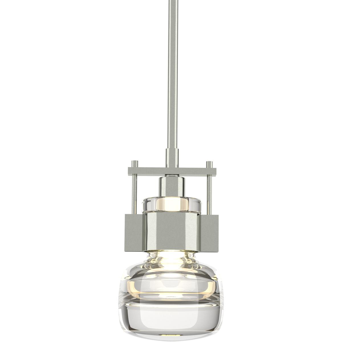Hubbardton Forge R-187300-1085 Cuff 1 Light 4 inch Sterling Mini Pendant Ceiling Light, Small - Open Box