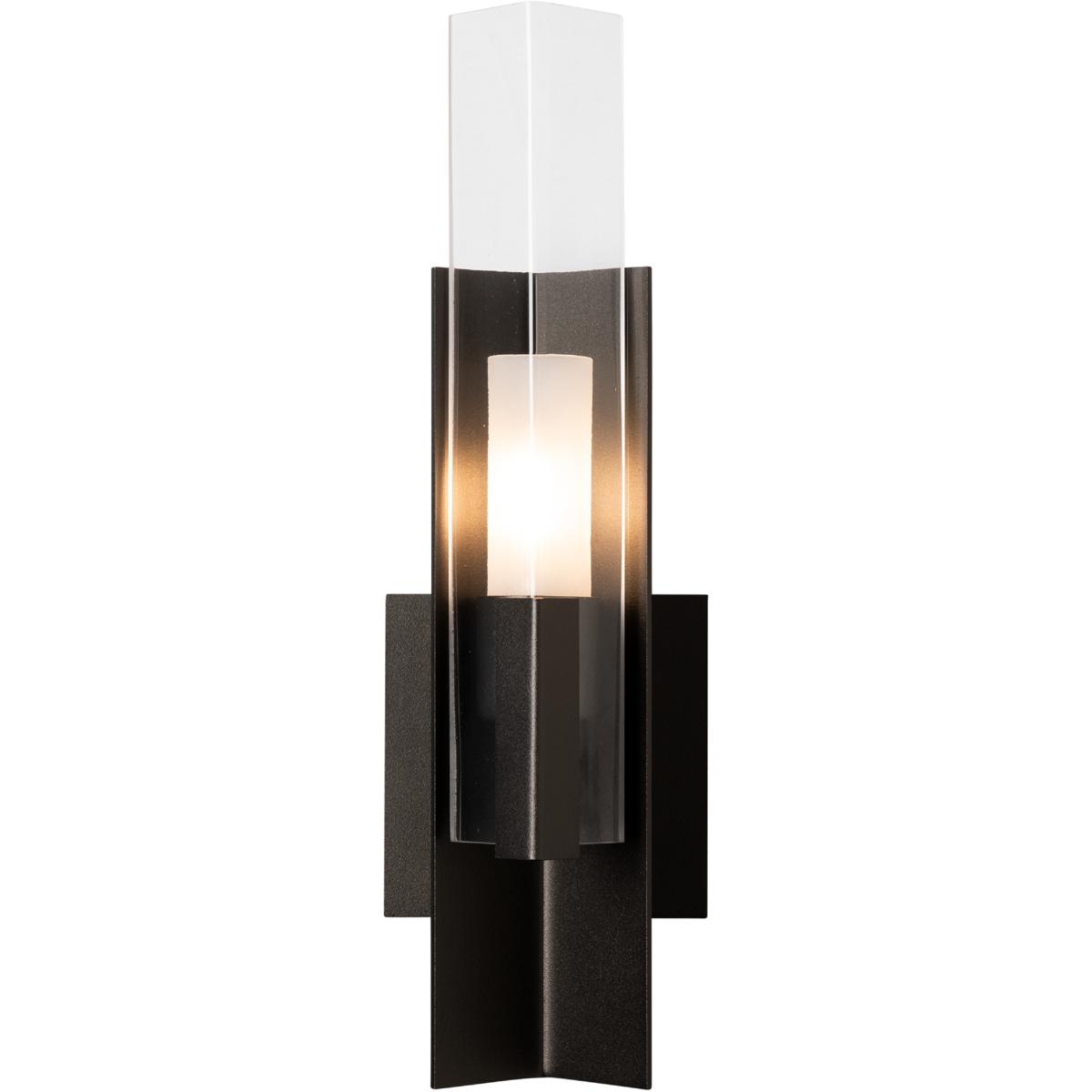 Lighting New York 202045-1014 Hubbardton Forge Summit Sconce Wall Light in Soft Gold, Frosted 202045-1014 - Open Box