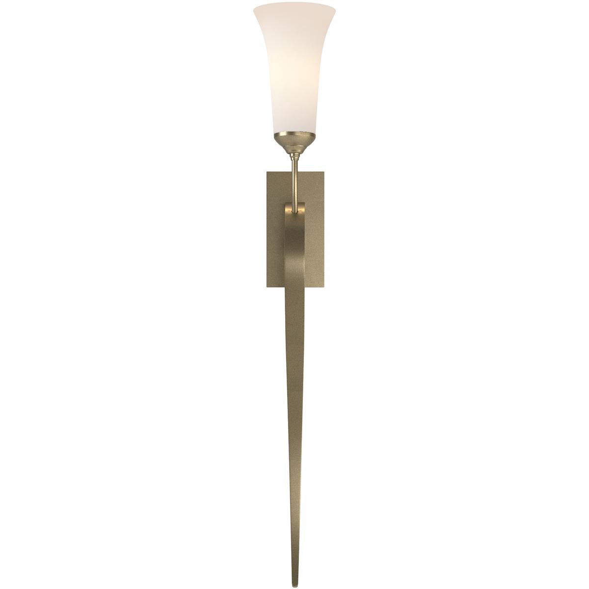 Hubbardton Forge R-204526-1021 Sweeping Taper 1 Light 4.25 inch Soft Gold Sconce Wall Light - Open Box