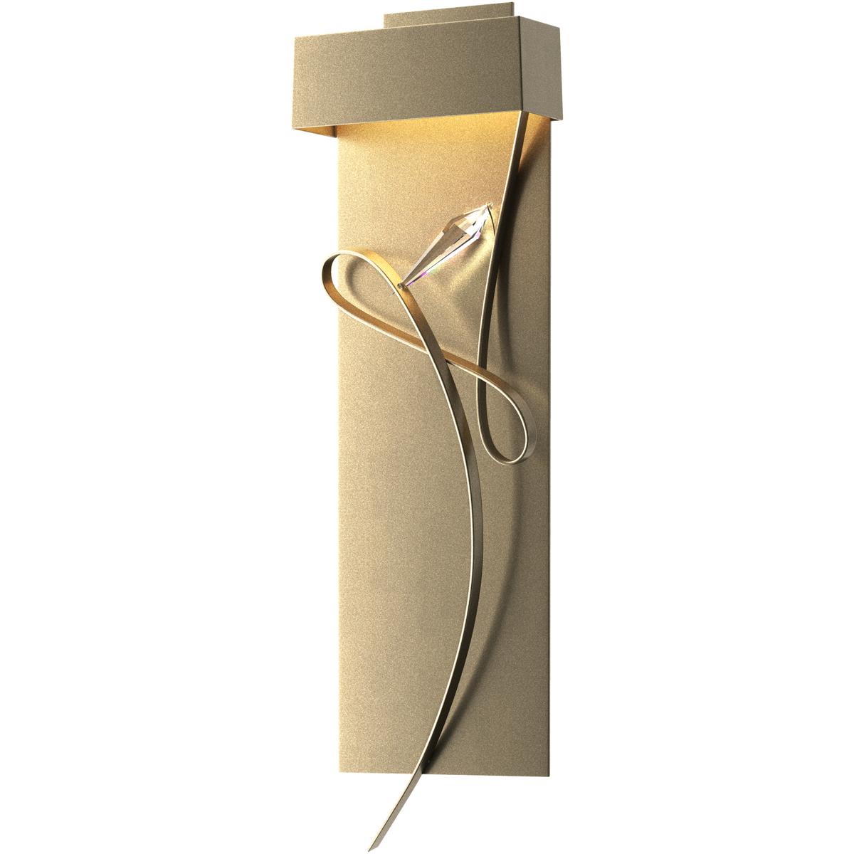 Hubbardton Forge R-205440-1063 Rhapsody LED 8.6 inch Soft Gold and Soft Gold ADA Sconce Wall Light - Open Box
