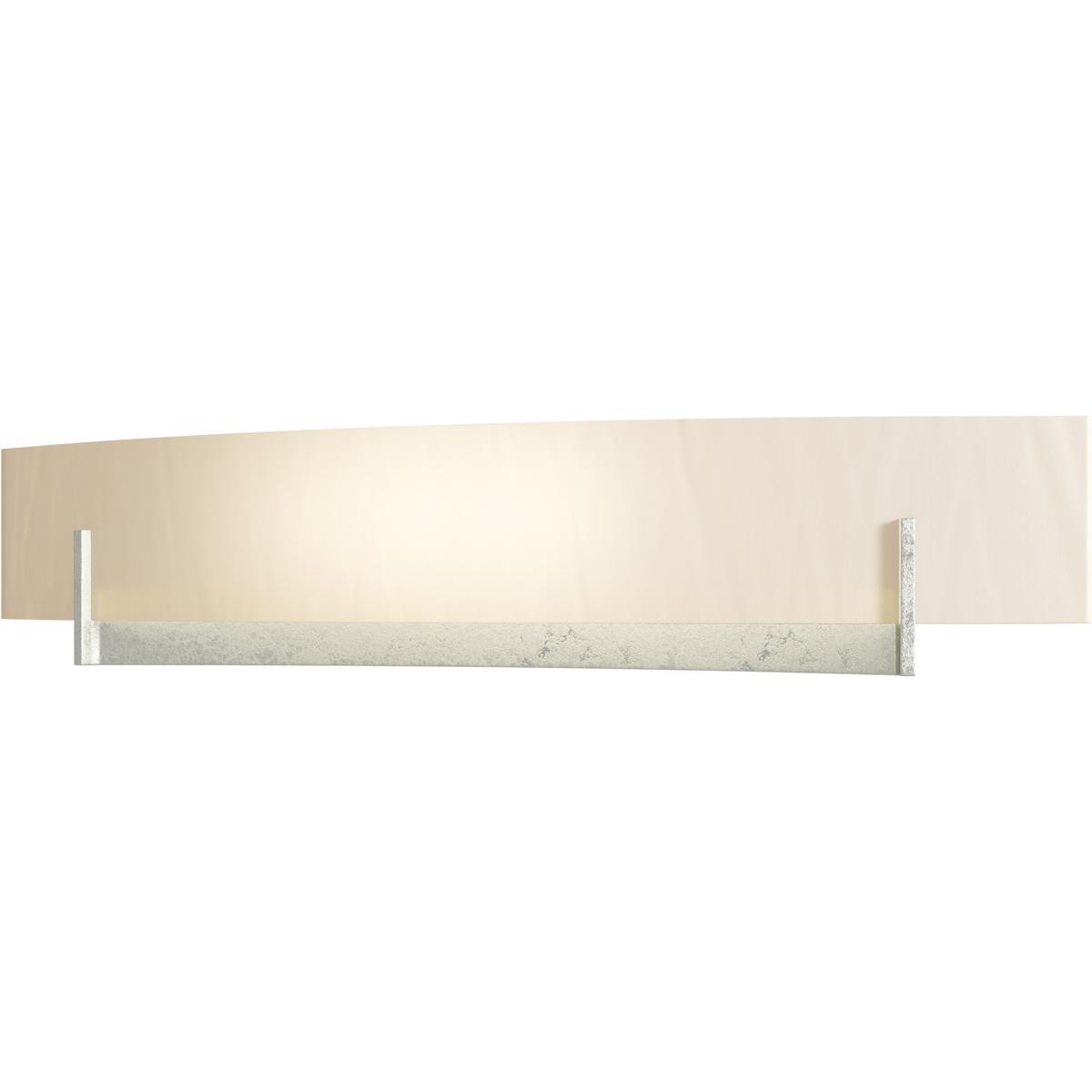Lighting New York R-206410-1091 Hubbardton Forge Axis 2 Light 28 inch Sterling Sconce Wall Light in White Art, Large 206410-1091 - Open Box