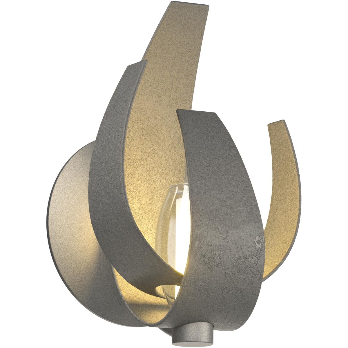 Hubbardton Forge R-206501-1006 Corona 1 Light 6.2 inch Natural Iron Sconce Wall Light - Open Box