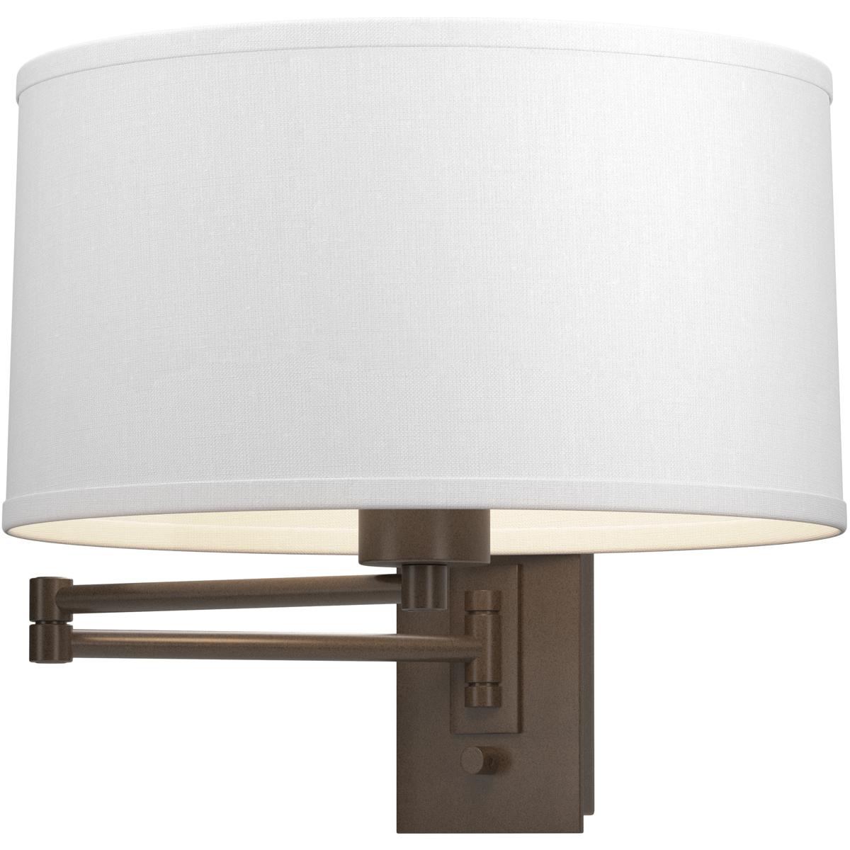 Lighting New York 209250-1008 Hubbardton Forge Simple 23 inch 100 watt Bronze Swing Arm Sconce Wall