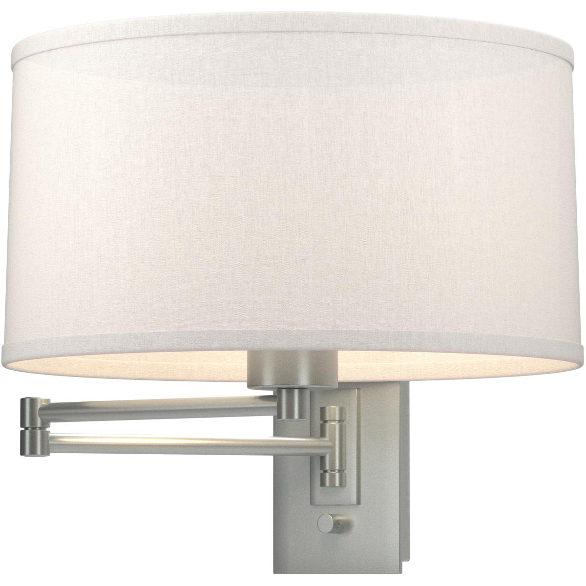 Hubbardton Forge R-209250-1034 Simple 23 inch 100 watt Vintage Platinum Swing Arm Sconce Wall Light - Open Box