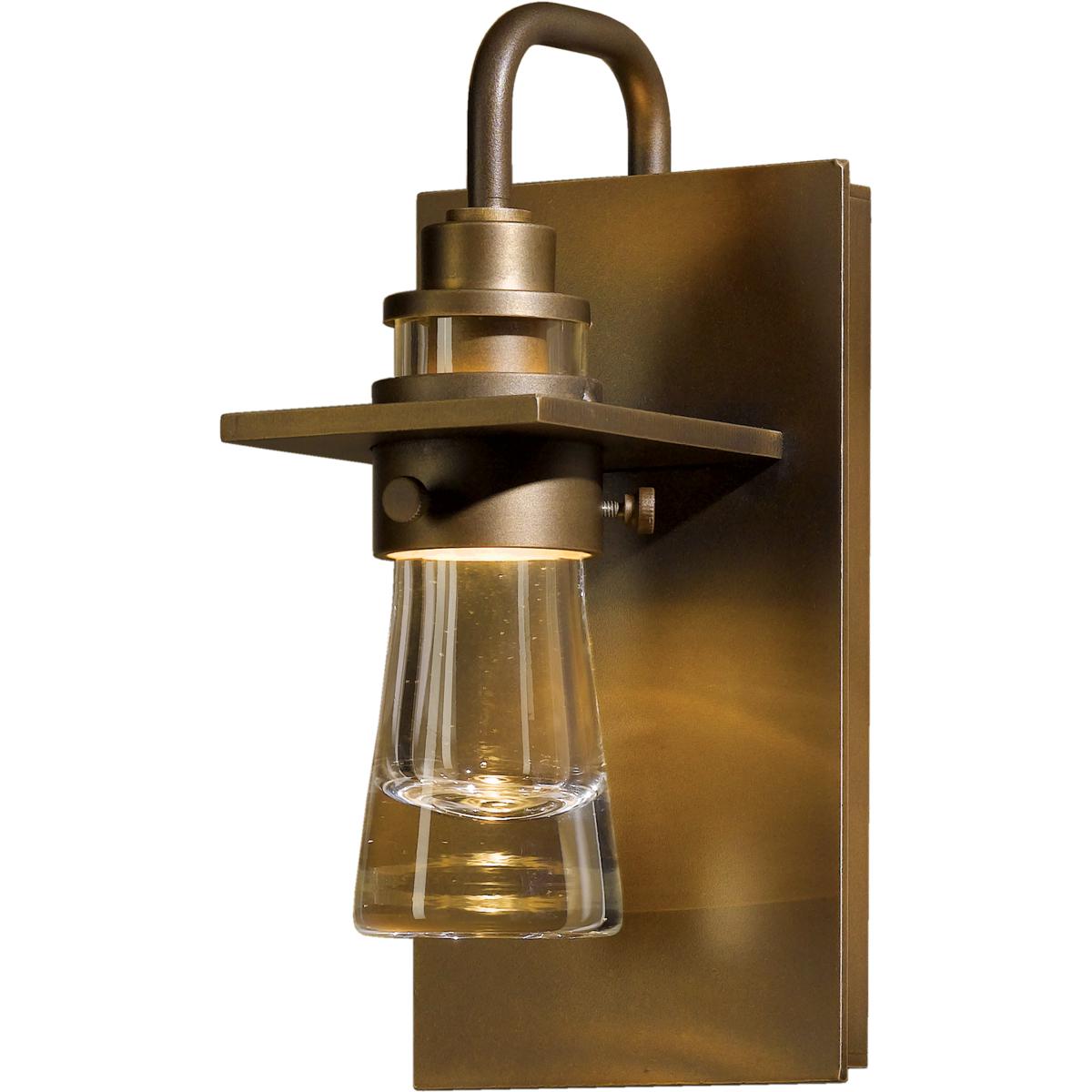 Hubbardton Forge R-307710-1053 Erlenmeyer 1 Light 9.5 inch Coastal Gold Outdoor Sconce - Open Box