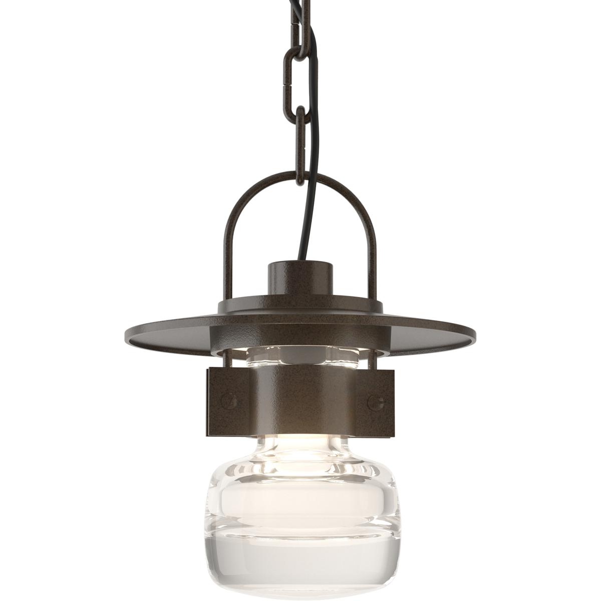 Hubbardton Forge R-363003-1022 Mason 1 Light 8.2 inch Coastal Oil Rubbed Bronze Outdoor Ceiling Fixt