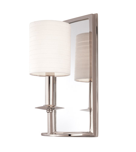 Hudson Valley Lighting Winthrop 1 Light Wall Sconce in Polished Nickel 081-PN photo