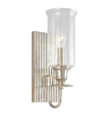 Hudson Valley Yarmouth Wall Sconce in Polished Nickel 191-PN